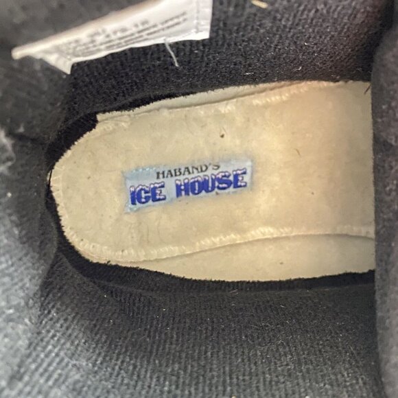 Habands Ice House Snow Boots Insulated Leather Rubber Steel Shank Men's 9D Black - Picture 10 of 11